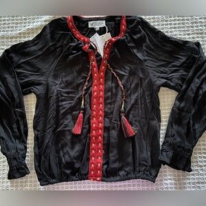 Jessica Simpson Embellished Blouse Size Small New with Tags